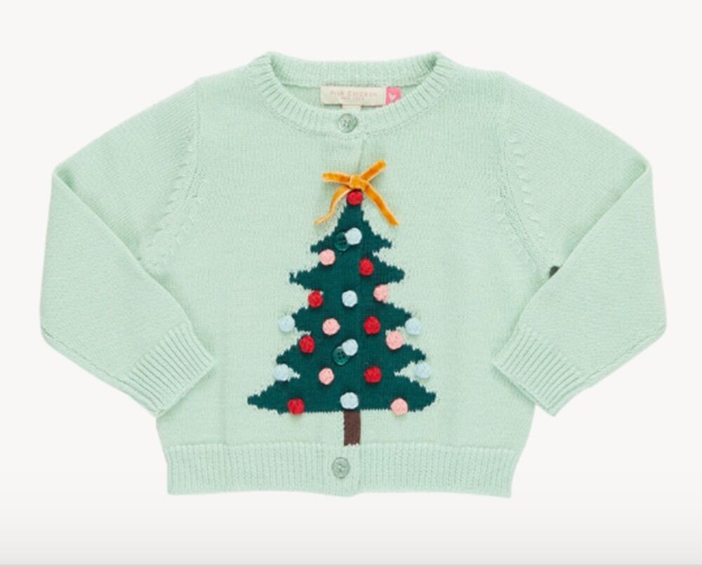 Pink Chicken Girl's Green Maude Sweater Size 3Y